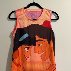 Disney Aladdin and Jasmine Tank Top hot topic sleeveless vintage classic